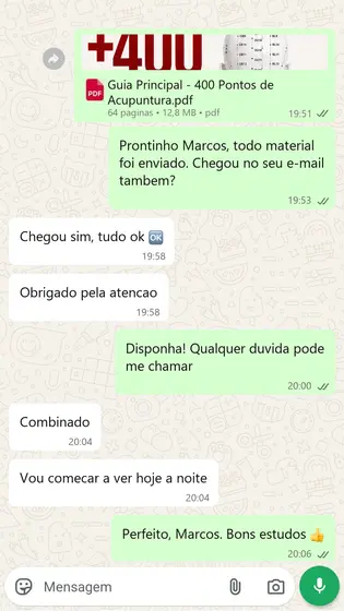 Testimonio de terapeuta: acupuntura